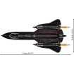 Cobi Bricks Lockheed SR-71 Blackbird Executive Edition