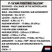 Cobi Bricks F-16AM Fighting Falcon